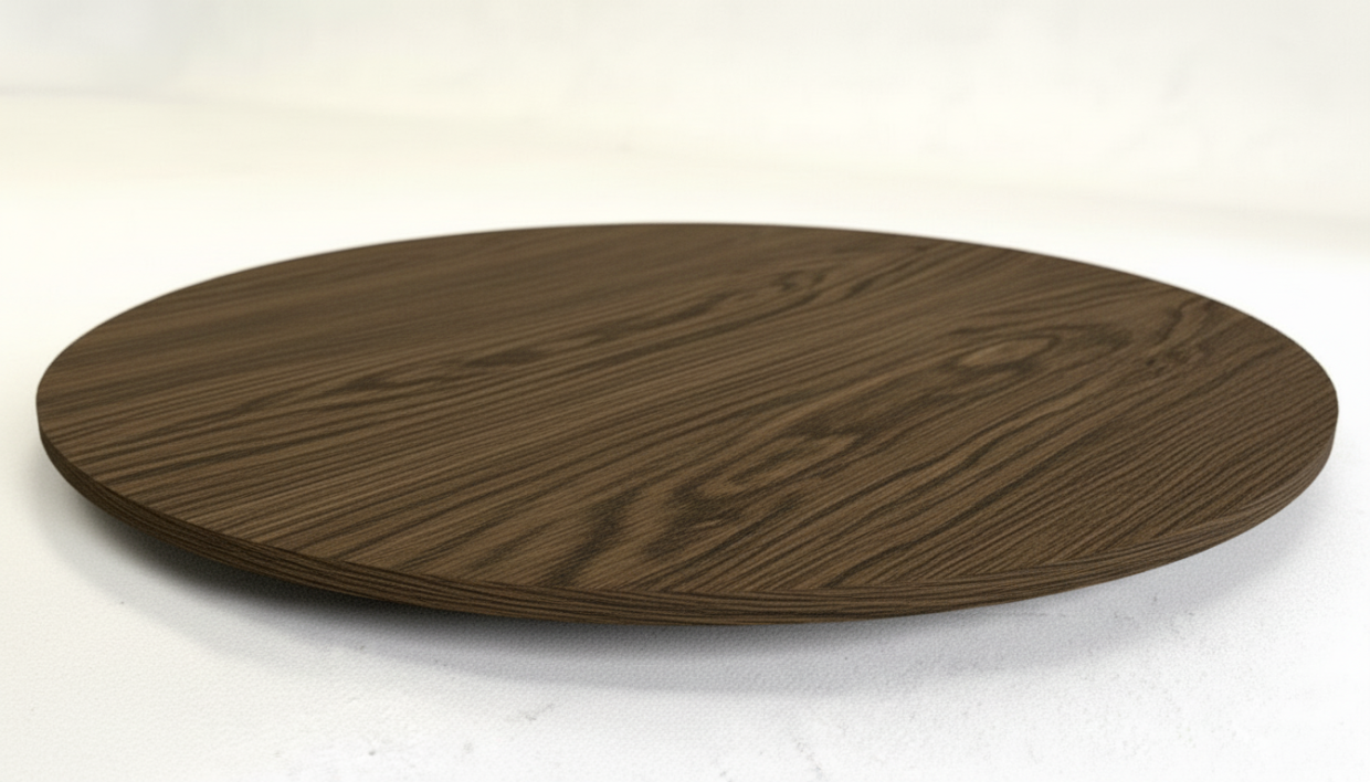Столешница шпон дуба на основе ВЛАГОСТОЙКОГО МДФ (Круглая) Дуб Амстердам_8
